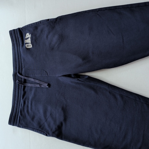 Gap Fleece Logo Joggers XL Blue Pockets - Picture 8 of 15